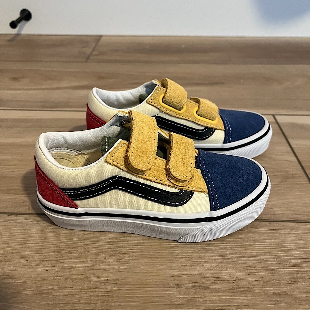 NWOT Vans Kids' Colorblock Sneakers toddler 11.5 unisex